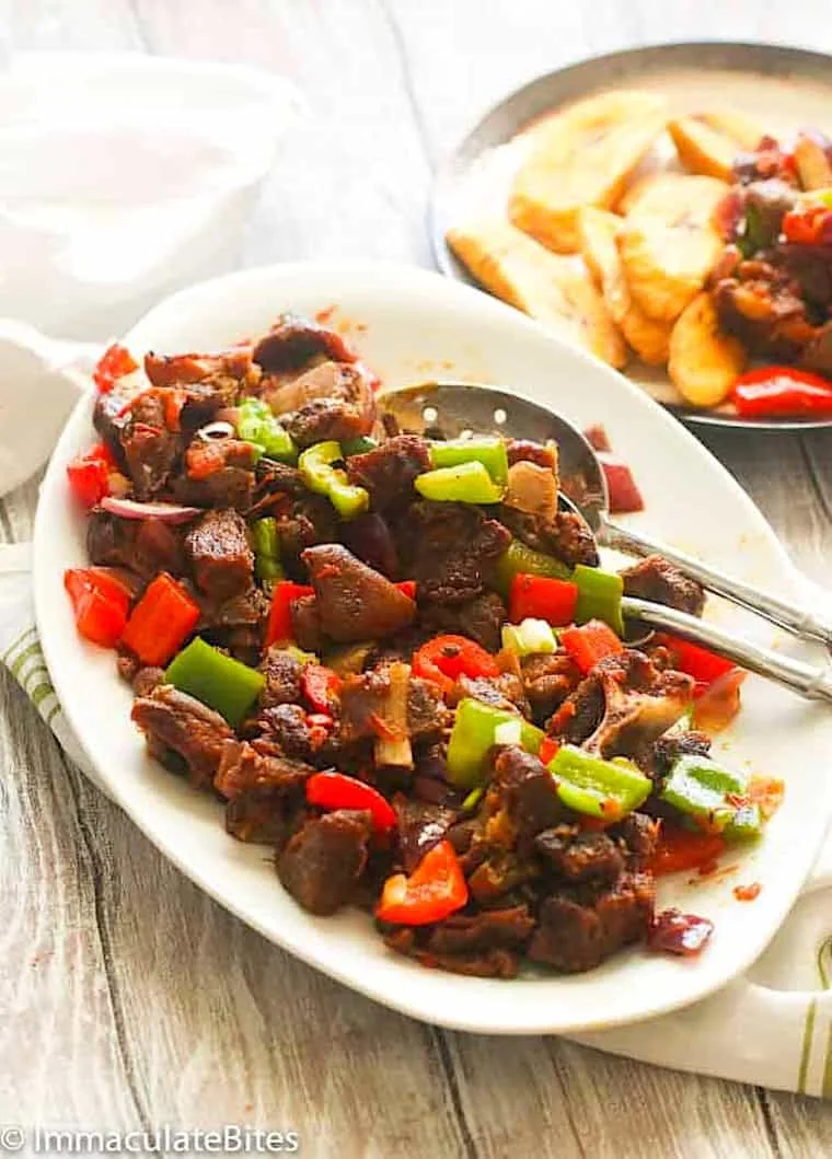 Spicy Glazed Goat Bites